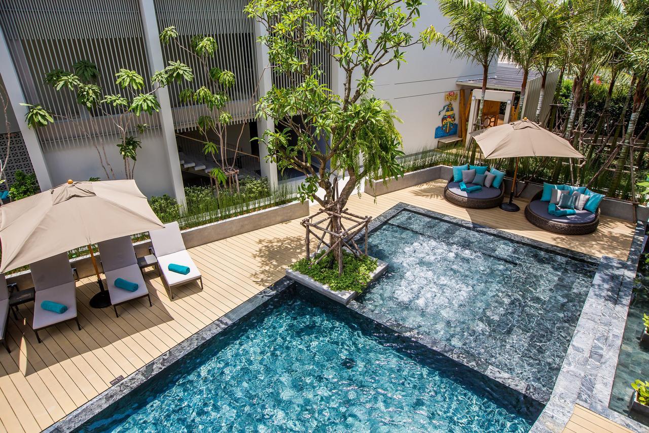 Fusion Suites Phuket Patong Екстериор снимка The swimming pool at the hotel