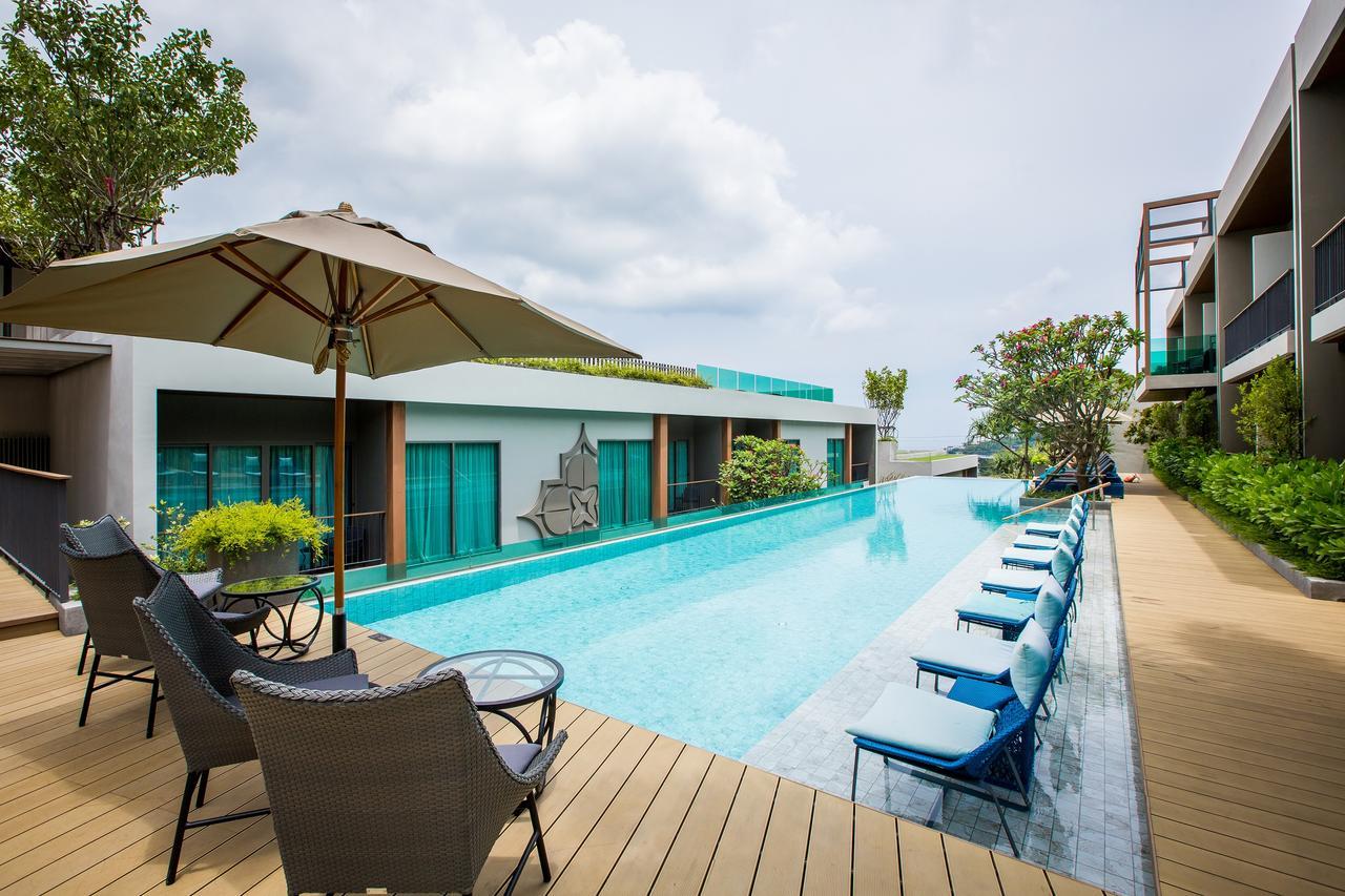 Fusion Suites Phuket Patong Екстериор снимка The swimming pool at the hotel